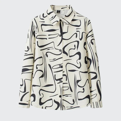 🍒Animal print shirt jacket womens loose leopard print outerwear for spring clothing loose lazy smart casual female fashion office commuting wear SAFAR as I CAN SEE this ANIMAL’S cool