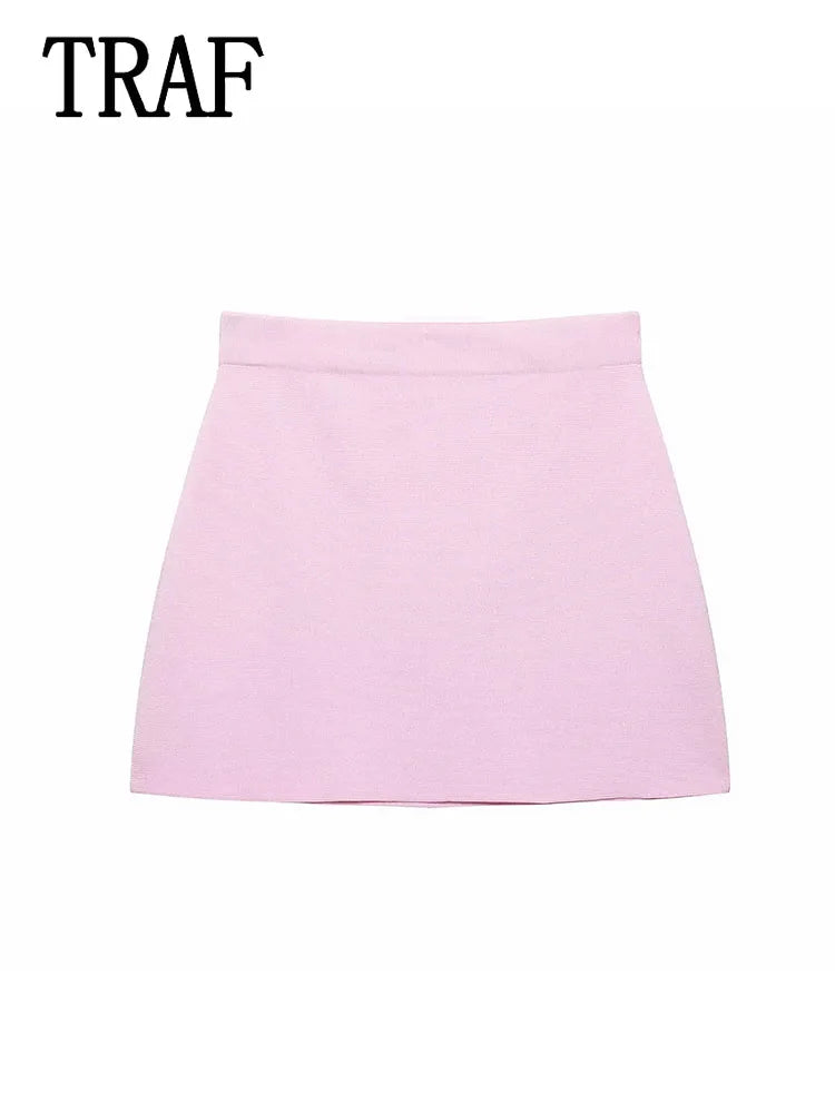 🍒Womens knit skirt set 2 Piece knitted short sleeved top and a-line mini skirt outfits casual summer sets Ice Cream You Scream Every Body Screams Ice Cream