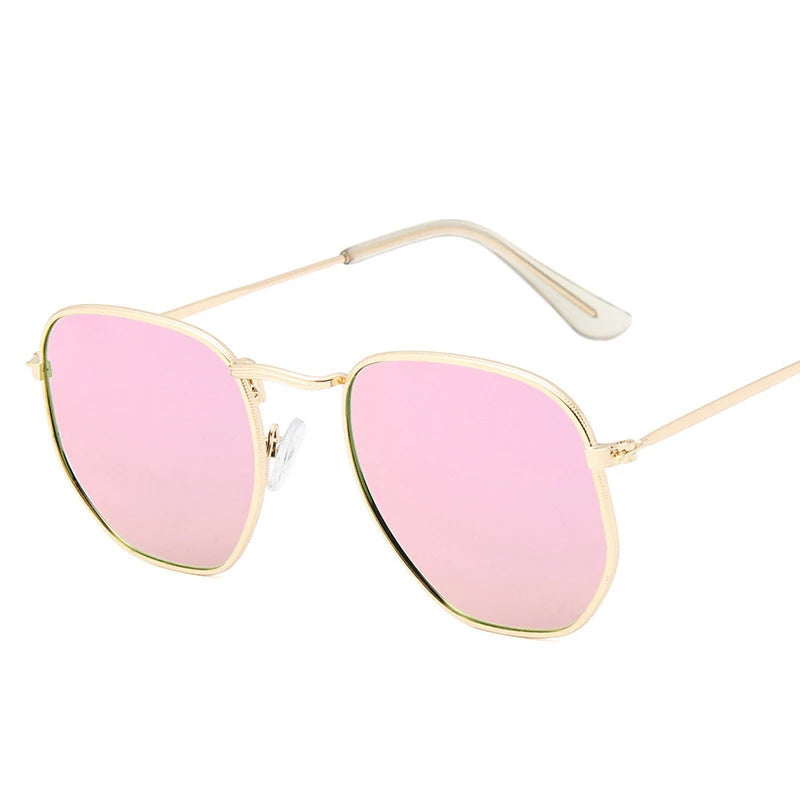 🍒Sunglasses mirror lens retro sun glasses luxury sunglasses vintage female black shades uv400 protection AC square frame glasses for women luxury vintage sun shades Colour Your Summer