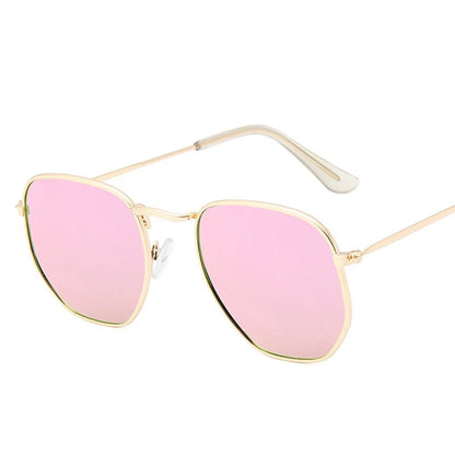 🍒Sunglasses mirror lens retro sun glasses luxury sunglasses vintage female black shades uv400 protection AC square frame glasses for women luxury vintage sun shades Colour Your Summer