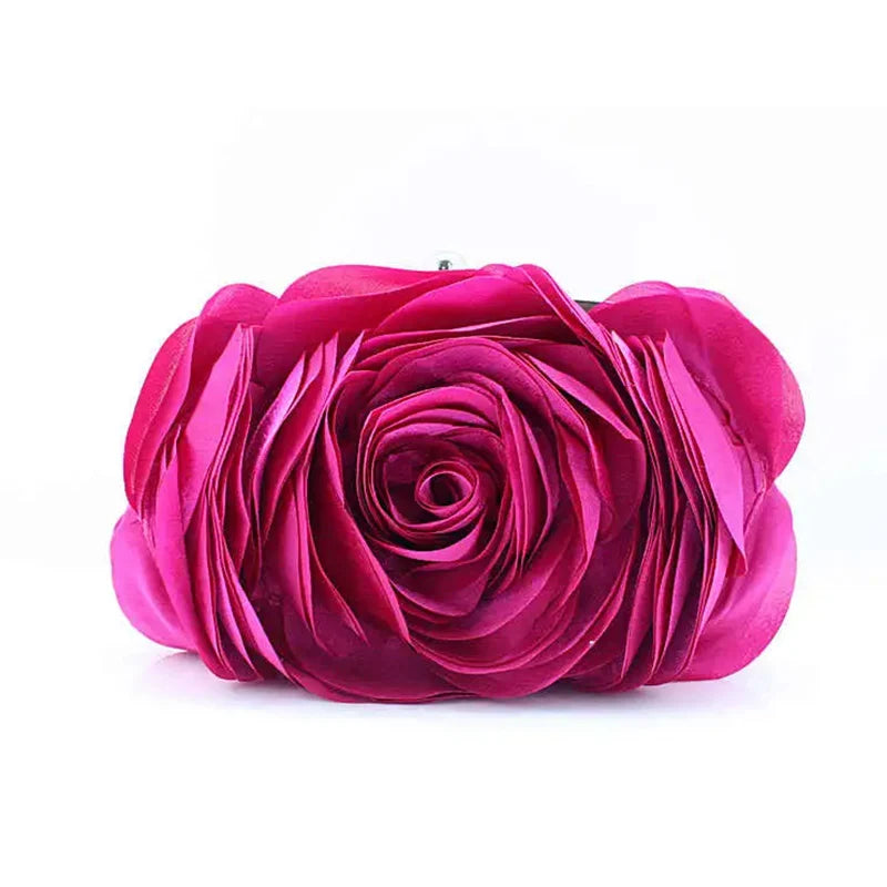 🍒Evening flower bag small bride purse occasion party handbag for  wedding guest floral chain bag ladies clutch Picked For You