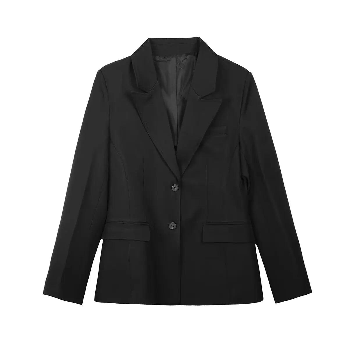 🍒Waist-hugging blazer single breasted button jacket with shoulder pads spring fashion high street clothing party occasion wear office clothing Wear This Every HOUR Of The Day And raise A GLASS To The Comfort