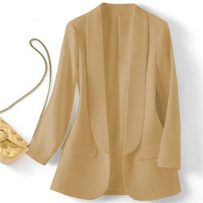 🍒versatile blazer color casual wear for women spring and autumn fashion clothes elegant office wear for ladies smart casual wear for work occasion jacket colorful Colour Up Your Form