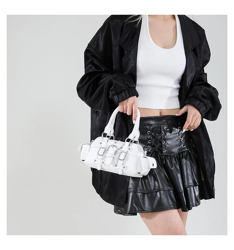 🍒Shoulder & crossbody bag in one solid popularity hot trendy stylish design y2k handbags for women fashion accessories Bag A Beaut Bits-y Bag