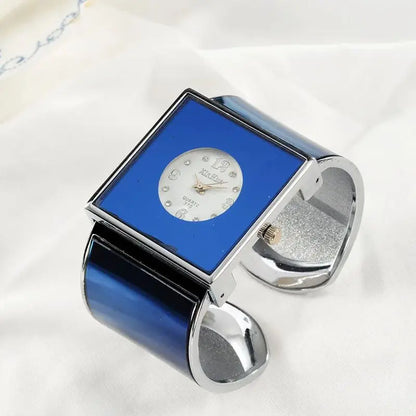🍒Bangle watch for women casual simple dial stainless steel jewellery wristwatch charming bracelet smart casual quartz watches  Get Watched