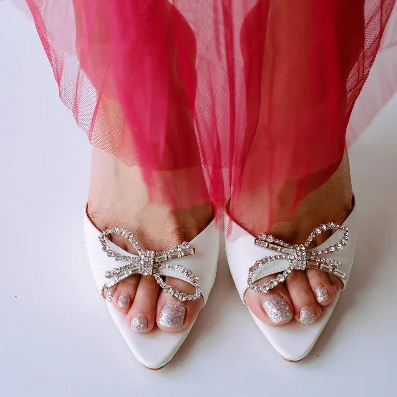 🍒Fish mouth high heels sandals open toe shoes with bow wine cup heel sandal slippers women Don’t Fish For The Right Shoe Get These And you will Be Open Mouthed