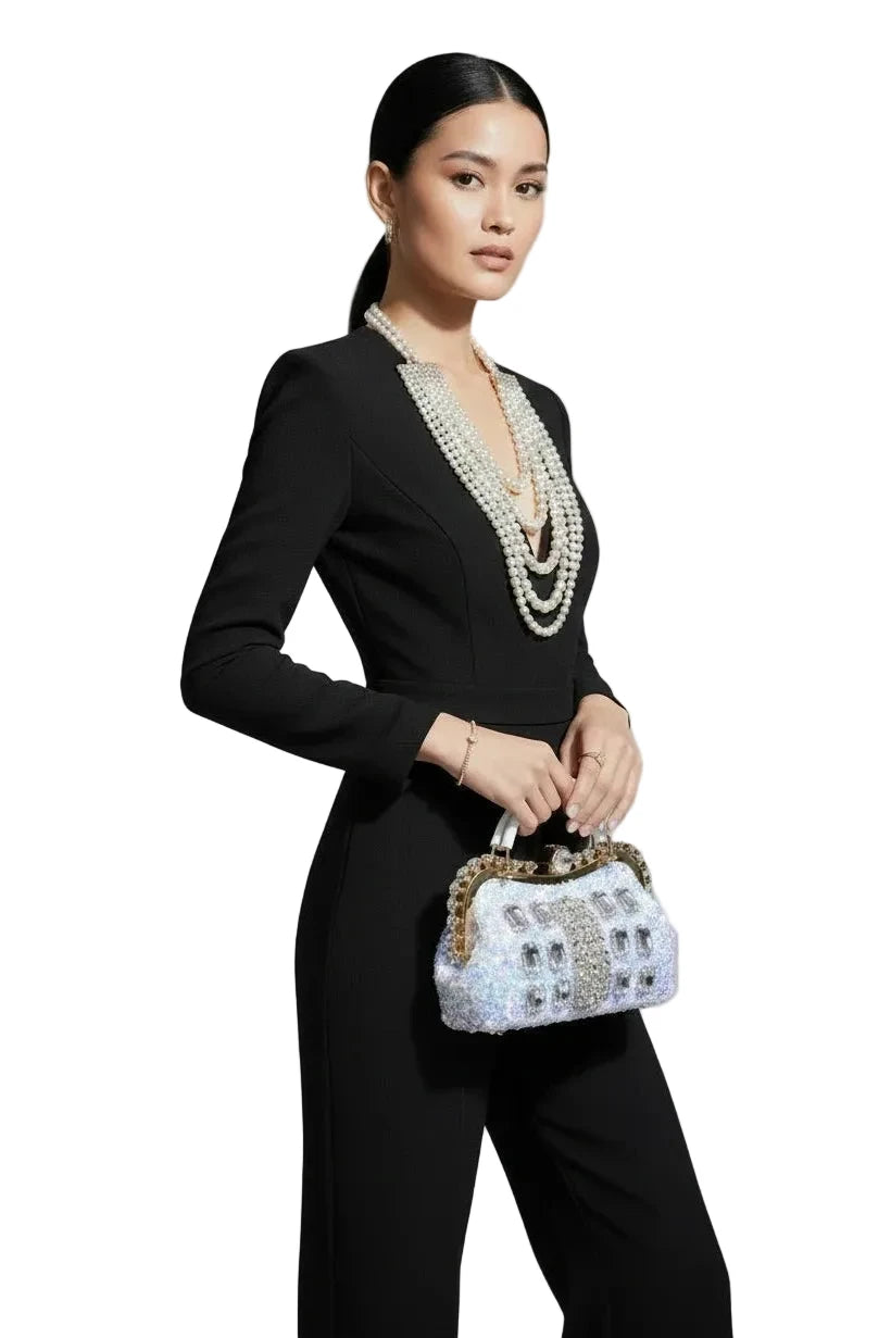 🍒Diamond sequin bag designer handbag brand fashion encrusted embellished crossbody body shoulder bags for evening wear occassion Rush For This Crust