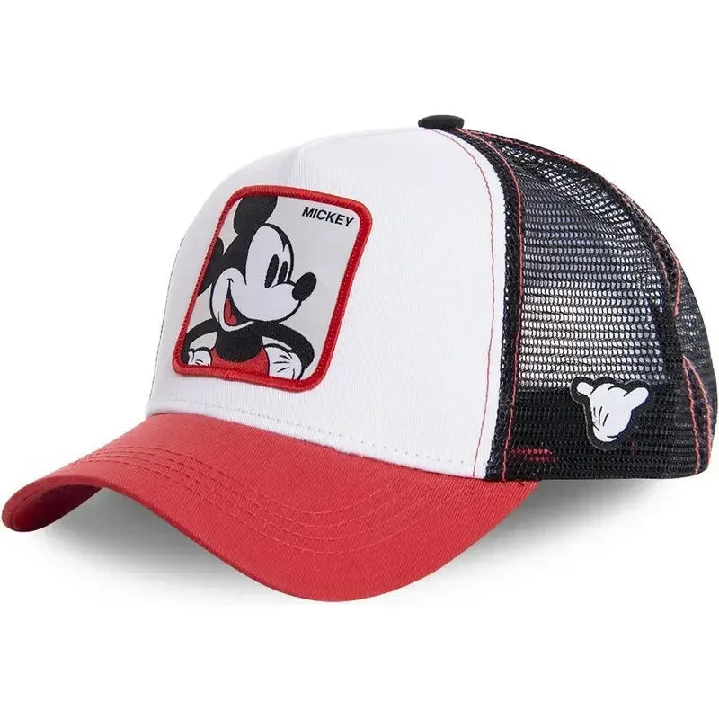 🍒Cartoon baseball cap high quality unisex embroidered patch baseball cap unisex trucker hat mesh hats for women sun hat
