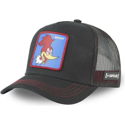 🍒Cartoon baseball cap high quality unisex embroidered patch baseball cap unisex trucker hat mesh hats for women sun hat