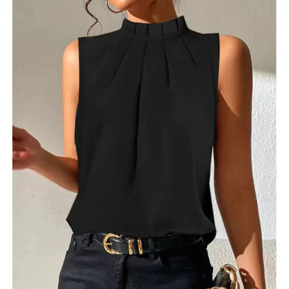 🍒Cold shoulder black top short sleeve design office wear women Ladie blousese summer casual wear feminine shirt Choose Chic