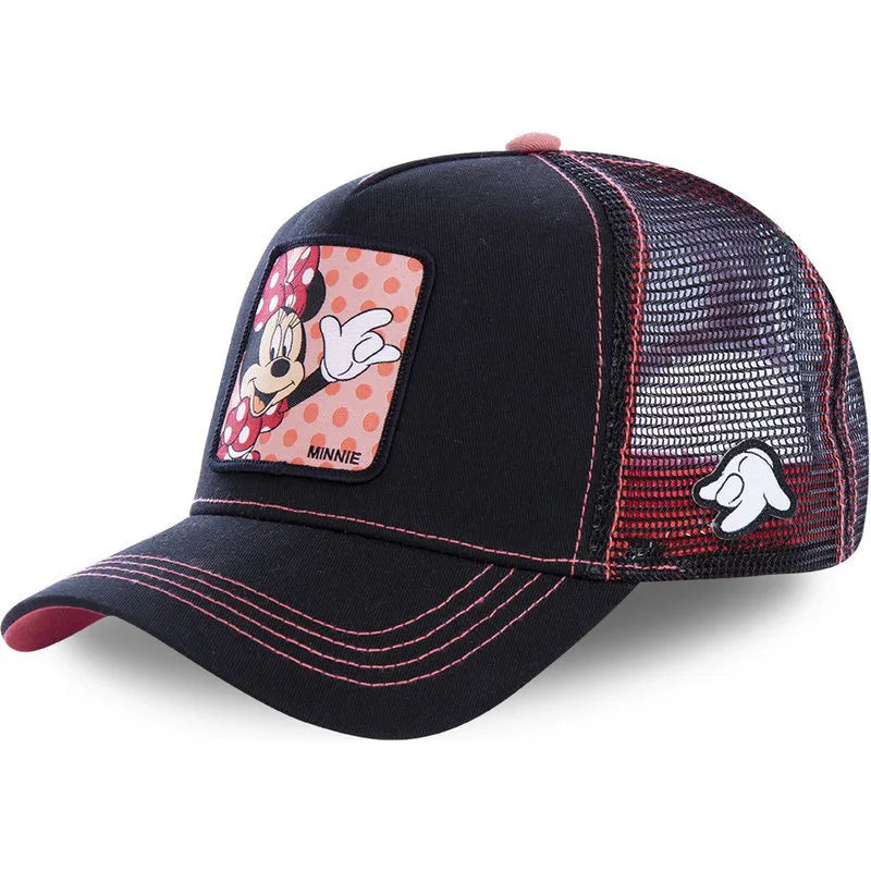 🍒Cartoon baseball cap high quality unisex embroidered patch baseball cap unisex trucker hat mesh hats for women sun hat
