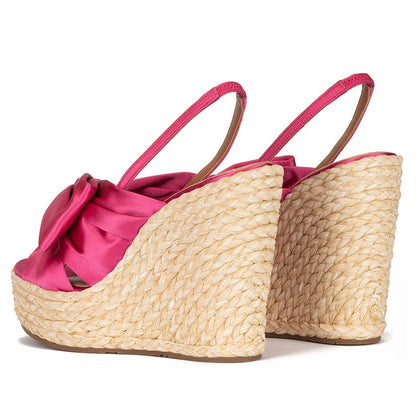 🍒Metalic bow shiny gold shoes occasion stilettoe sandals sling back thin high-heeled party wear                      🍒        High wedge platform shoe sling back open toe sandal with front bow  Gonna Get Golden Oldie Golds