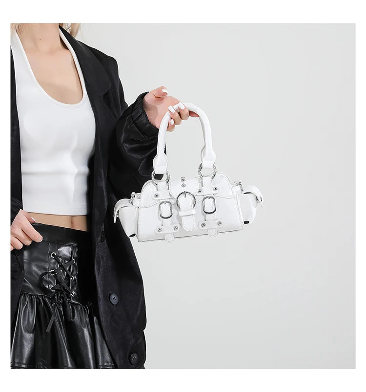 🍒Shoulder & crossbody bag in one solid popularity hot trendy stylish design y2k handbags for women fashion accessories Bag A Beaut Bits-y Bag
