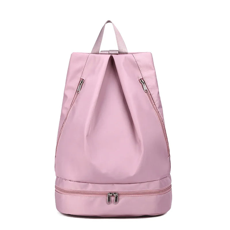 🍒Wet dry separation fitness gym bags waterproof swimming bag women travel yoga sports bag mens basketball soccer pouch backpack