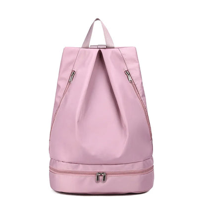 🍒Wet dry separation fitness gym bags waterproof swimming bag women travel yoga sports bag mens basketball soccer pouch backpack