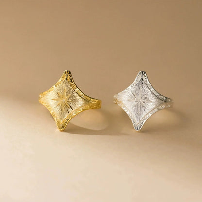 🍒925 Sterling silver rings for women geometric fine jewellery finger adjustable rings Interware cubic zirconia accessorize trendy jewellery for women birthday gifts