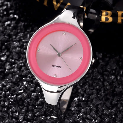 🍒Bangle watch for women bracelet angle simple stylish fashion wrist watch analog quartz elegant jewellery stainless steel  and solid colour gift accessory Dont Risk Miss This Cool Wrist