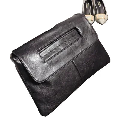 🍒Pu Leather evening bag luxury vintage shoulder crossbody bags party envelope clutch purse retro handbags large capacity fashion simple office ladies euro-america style smart casual accessory Dont Be A CROSSBODY CLUTCH this Quick