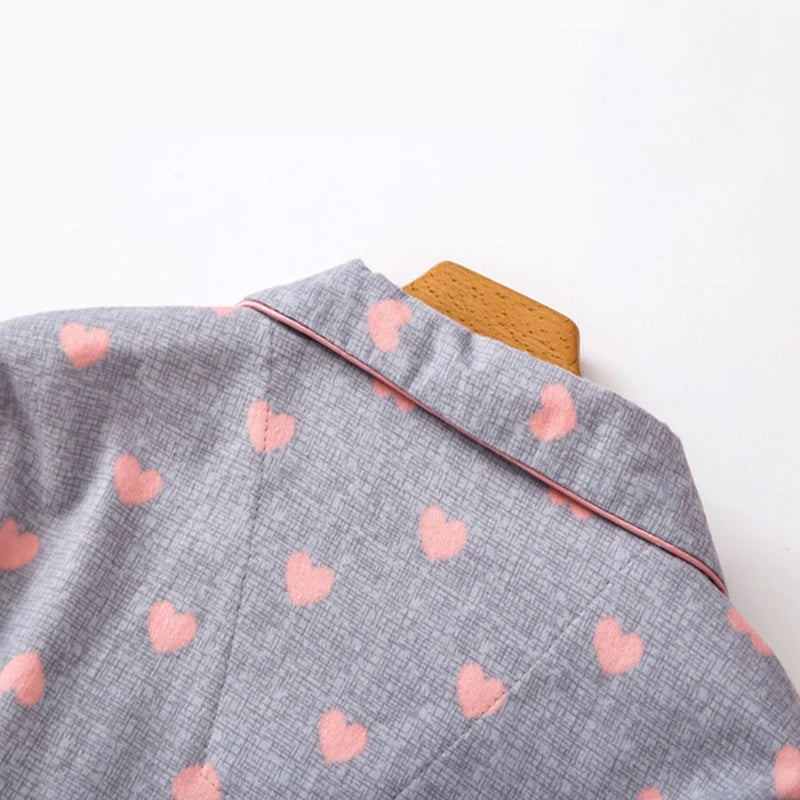 🍒pyjama nightie autumn and winter nightwear for women cotton flannel sleep shirt long sleeve nightshirt button down sleepdress No Flannel Flannel