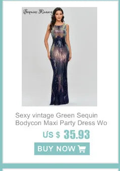 🍒Sequin maxi cocktail dress long bridesmaid prom outfit for special occasion party club bodycon vintage style clothing You'll Fish This Mermaid Out Time &Time