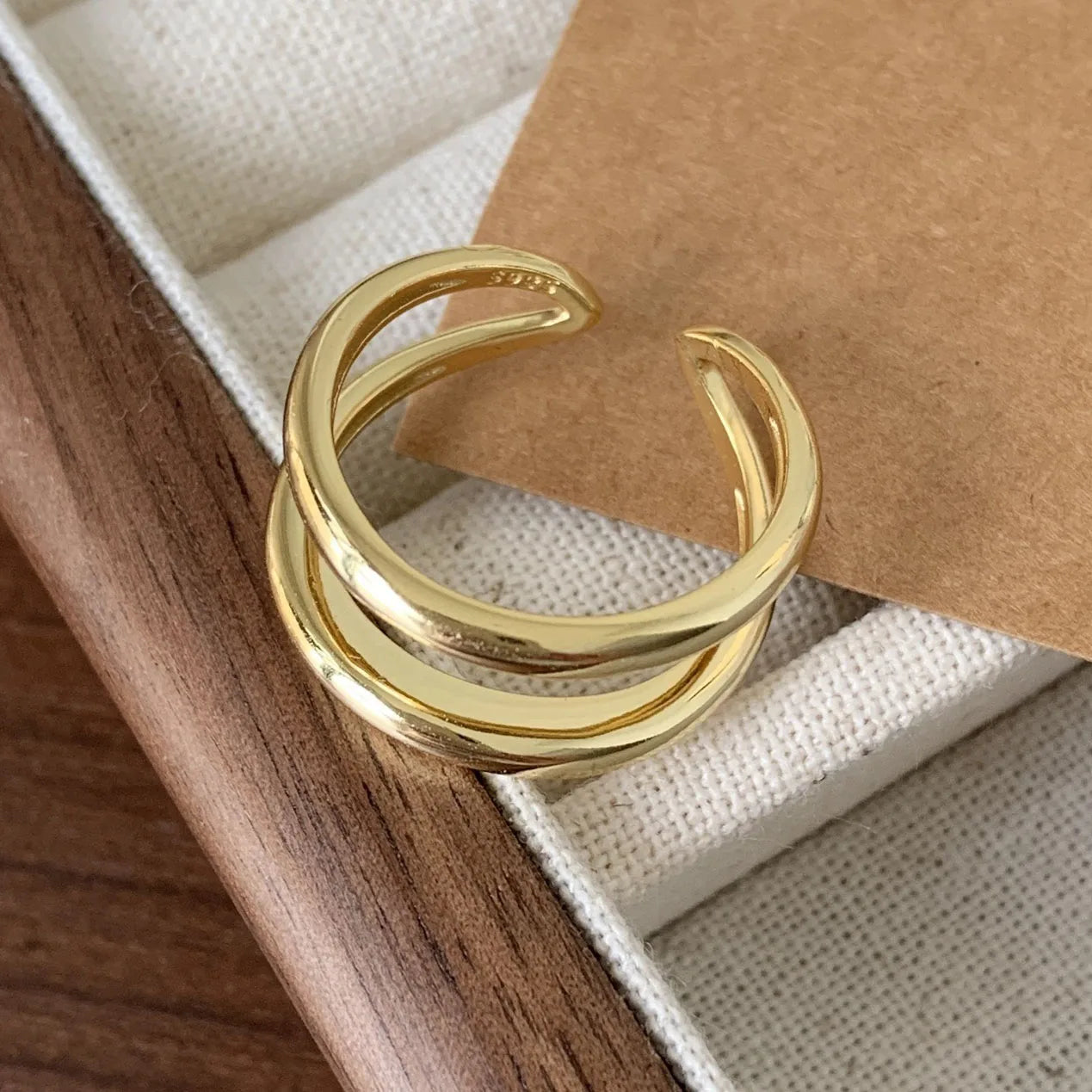 🍒925 Sterling silver rings for women geometric fine jewellery finger adjustable rings Interware cubic zirconia accessorize trendy jewellery for women birthday gifts