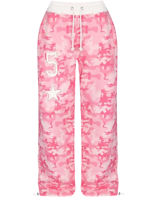 🍒Pink two piece sportswear camo short hoodie for women y2k fashion wear camo top plus matching camo sports pants set Fight For Your Pink Camo