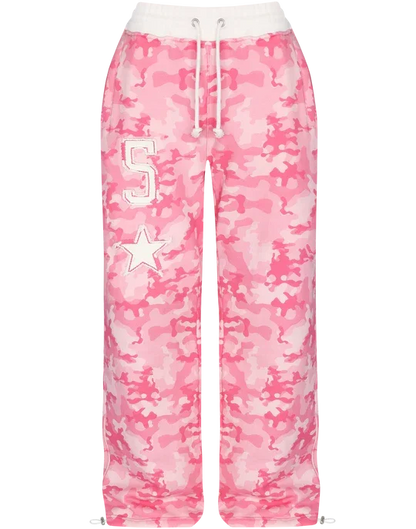 🍒Pink two piece sportswear camo short hoodie for women y2k fashion wear camo top plus matching camo sports pants set Fight For Your Pink Camo