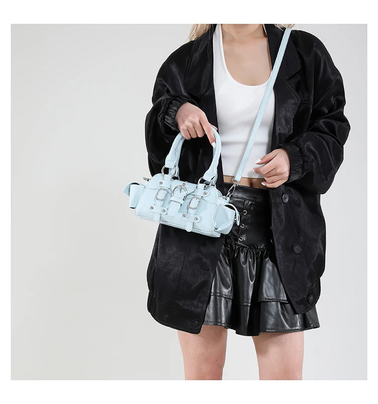 🍒Shoulder & crossbody bag in one solid popularity hot trendy stylish design y2k handbags for women fashion accessories Bag A Beaut Bits-y Bag