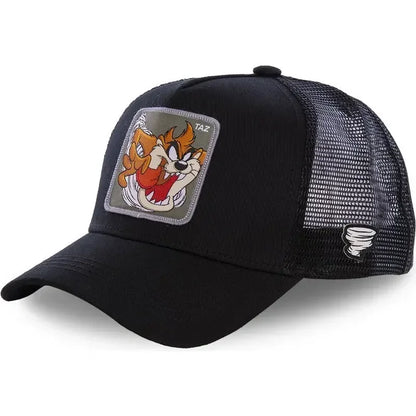 🍒Cartoon baseball cap high quality unisex embroidered patch baseball cap unisex trucker hat mesh hats for women sun hat