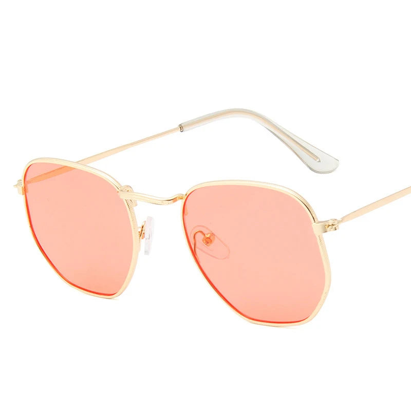 🍒Sunglasses mirror lens retro sun glasses luxury sunglasses vintage female black shades uv400 protection AC square frame glasses for women luxury vintage sun shades Colour Your Summer