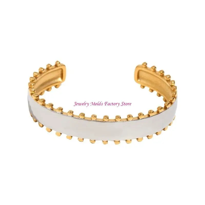 🍒Mix color jewellery round bead edge smooth stainless steel women's earrings stainless steel ring and stainless steel bracelet Set high-end design every day jewellery occasion Jewellery Gift This Gold Will Steel Attention