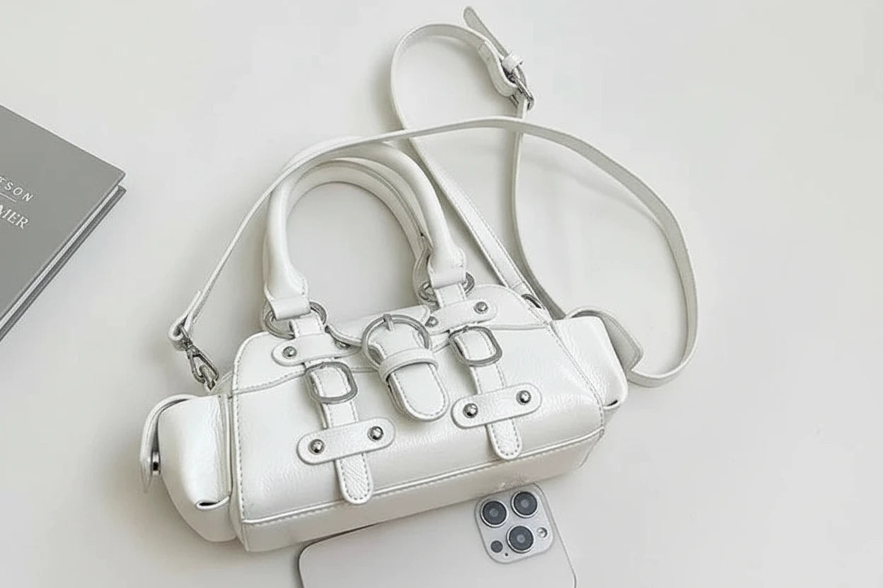 🍒Shoulder & crossbody bag in one solid popularity hot trendy stylish design y2k handbags for women fashion accessories Bag A Beaut Bits-y Bag