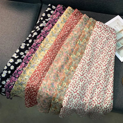 🍒 Summer skirts midi length floral fashion for women stylish trend original high quality smart casual clothing Dont Be Ditzy Get A Ditzy