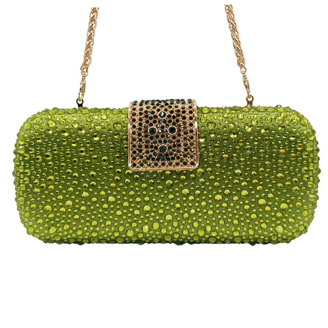 🍒Crystal evening clutch bag glittering rhinestone cross body bag for wedding party purse for women full-diamond bridal.bag occassion handbag