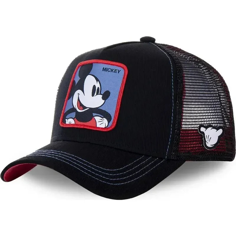 🍒Cartoon baseball cap high quality unisex embroidered patch baseball cap unisex trucker hat mesh hats for women sun hat