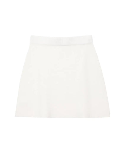 🍒Womens knit skirt set 2 Piece knitted short sleeved top and a-line mini skirt outfits casual summer sets Ice Cream You Scream Every Body Screams Ice Cream