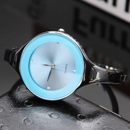 🍒Bangle watch for women bracelet angle simple stylish fashion wrist watch analog quartz elegant jewellery stainless steel  and solid colour gift accessory Dont Risk Miss This Cool Wrist