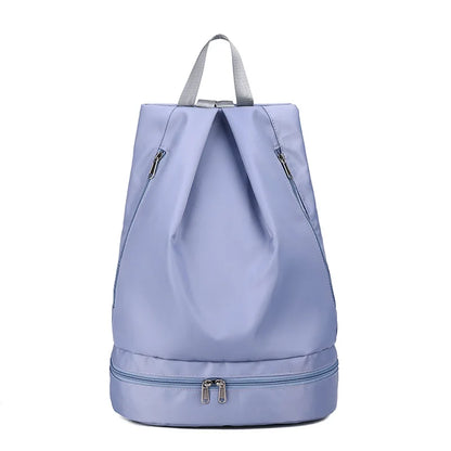 🍒Wet dry separation fitness gym bags waterproof swimming bag women travel yoga sports bag mens basketball soccer pouch backpack