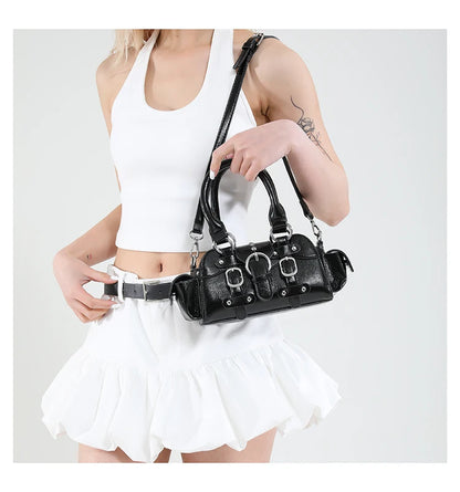 🍒Shoulder & crossbody bag in one solid popularity hot trendy stylish design y2k handbags for women fashion accessories Bag A Beaut Bits-y Bag