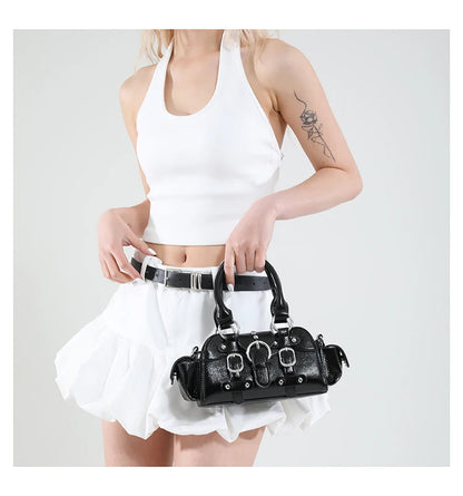 🍒Shoulder & crossbody bag in one solid popularity hot trendy stylish design y2k handbags for women fashion accessories Bag A Beaut Bits-y Bag