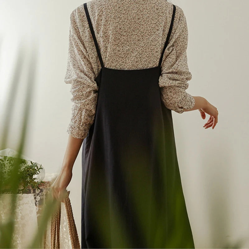 🍒Elegant Loose dresses for women sleeveless fashion clothes  for summer outfits with spaghetti straps cotton rich clothing Cash Ceeper Casuals