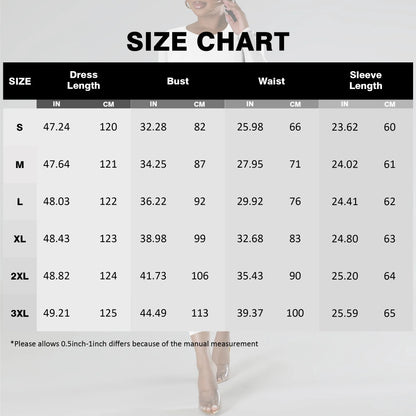 🍒Floral print dresses for women o -neck long sleeve fashion  stretchy summer clothes fitted bodycon midi smart casual You Won't Want To Leaf This Dress Alone