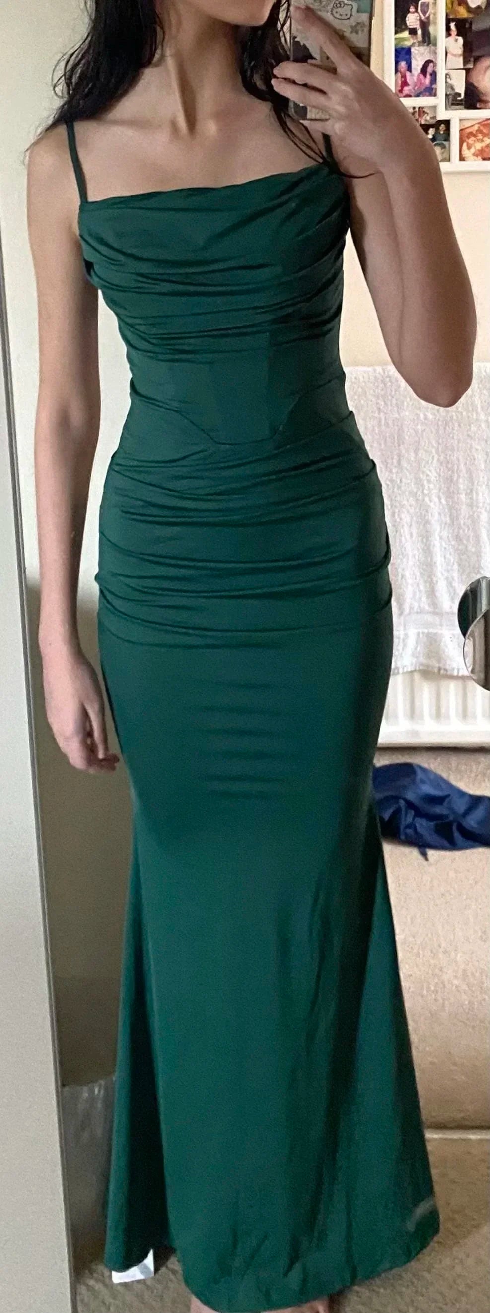 🍒Bodycon dress maxi backless elegant womens maxi ruched  outfit fishtail evening wear party occasion wear chic clothing