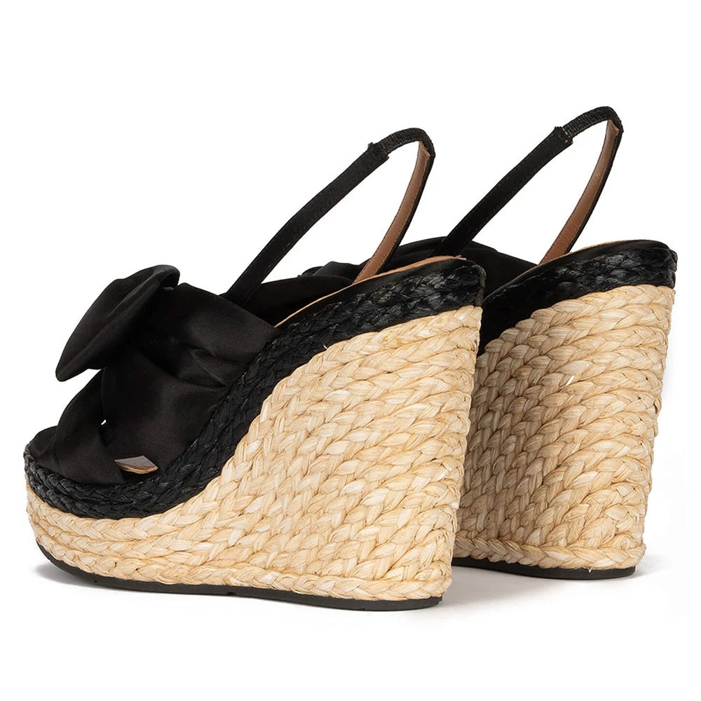 🍒Metalic bow shiny gold shoes occasion stilettoe sandals sling back thin high-heeled party wear                      🍒        High wedge platform shoe sling back open toe sandal with front bow  Gonna Get Golden Oldie Golds