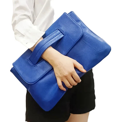 🍒Pu Leather evening bag luxury vintage shoulder crossbody bags party envelope clutch purse retro handbags large capacity fashion simple office ladies euro-america style smart casual accessory Dont Be A CROSSBODY CLUTCH this Quick