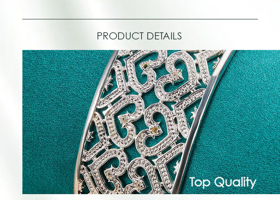 🍒925 Sterling silver bangle big 28mm heart bracelet silver woman's jewellery wedding engagement fashion party wear jewellery Wear Your Heart On Your Sleeve