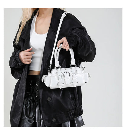 🍒Shoulder & crossbody bag in one solid popularity hot trendy stylish design y2k handbags for women fashion accessories Bag A Beaut Bits-y Bag
