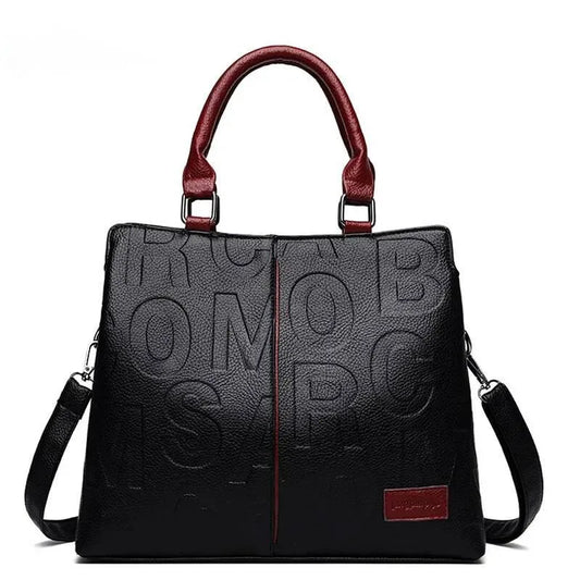 🍒Genuine leather crossbody bag purse with handle for womens  luxury designer tote handbag female large capacity travel bag shoulder bag  Get These letters sent