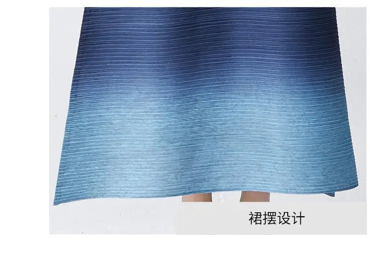 🍒Women's high-end clothing dress sleeveless long loose outfit gradual colour ombre fashion wear sleeveless loose long dress for party occasion wear  Gravitate To Gradual