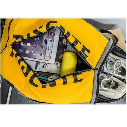 🍒Large capacity gym bag sports bag women's fitness backpack waterproof multi-functional with shoe storage travel bag unisex weekender holdall bag cool motive duffle bag